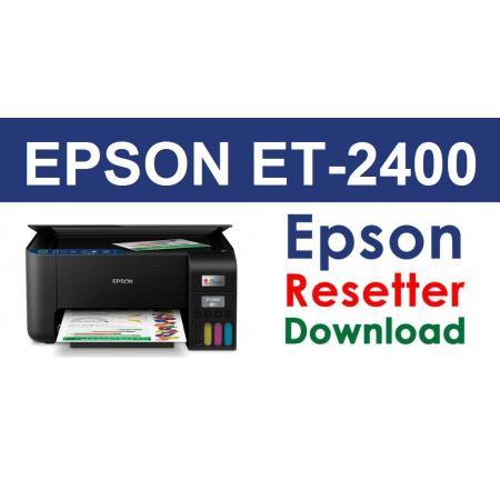 Tool reset Epson ET-2400 Adjustment Program