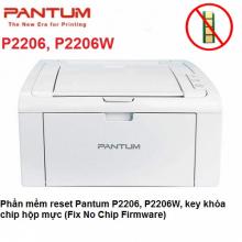 Phần mềm reset pantum P2206, P2206W, key khóa chip hộp mực (Fix no chip)