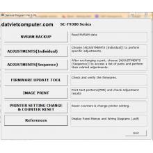 Epson SureColor SC-F9300 Series Service Adjustment Program