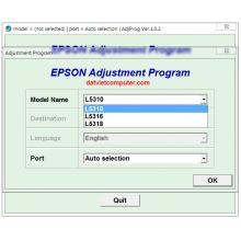Reset Epson L5310 L5316 L5318 Adjustment Program | Fix lỗi tràn bộ đếm 100%