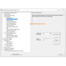Service Program Support Tool Fujifilm DX100 Reset
