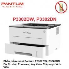 Phần mềm reset Pantum P3302DW, P3302DN, Key khóa chip mực Vĩnh viễn