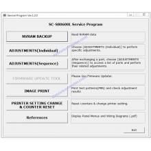 Service Program Support Tool EPSON SC-S80600L, SC-S80610L SC-S80660L, SC-S80670L, SC-S80680L (V1.2.0...