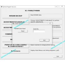 Epson SureColor SC-F9400, SC-F9400H Service Program for F9430, F9440, F9450, F9460, F9470 V.1.0.3