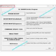 Reset Plotter Epson Sure Color SC-S60600, SC-S60610, SC-S60650, SC-S60670, SC-S60680 Adjustment Prog...