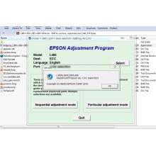 Reset Epson L380, L383, L385, L485 Adjustment Program